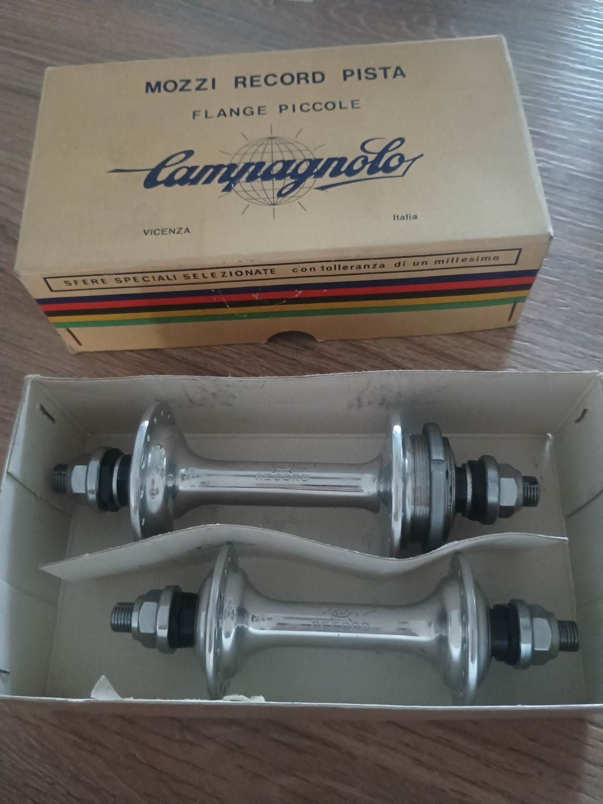 Nos Nib Campagnolo Record Pista Hubset 32h Mozzi Nuovi X Colnago New