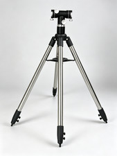 Skyoptikst Dual-Arm Pan Tilt Tripod - 8-16kg Load, Steel Legs for Telescope