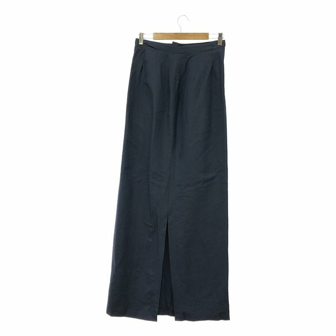 Y's Yohji Yamamoto 1996SS Striped Wool Long Skirt Navy
