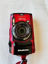 Olympus Tough TG-5 Digital Camera, Red 12MP  For Parts or Repair 