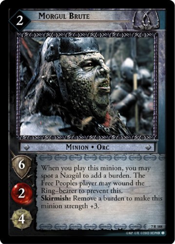 Morgul Brute Moderately Played LOTR: The Return of the King