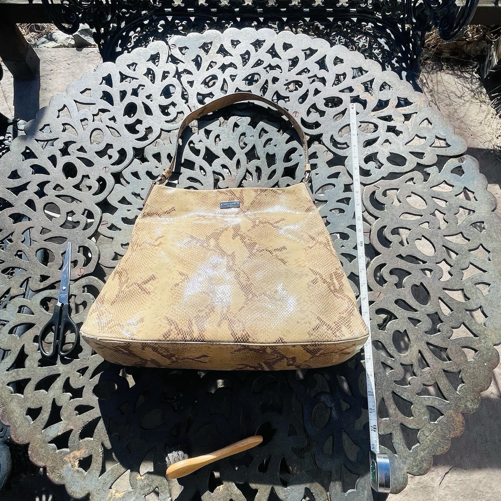 Kate Spade Python-embossed Leather Shoulder Bag N… - image 10