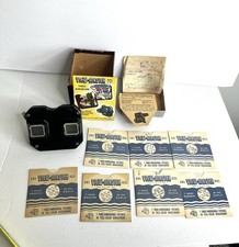 Sawyers View-Master 3D Viewer With Original Box 7 Reels Directions Macy Receipt