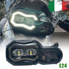 Faro LED E24 per BMW F 650 700 F 800 GS F 800 R con spina di omologazione E