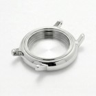 30mm glass Silver Watch Case back cover waterproof ring  for GL22 Movement — photo 1