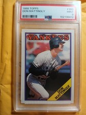 1988 Topps Don Mattingly #300 PSA 9 Mint Yankees Icon