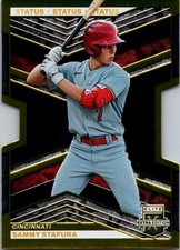 2023 Panini Elite Extra #109 Sammy Stafura Prime Numbers Gold Die Cut #/10