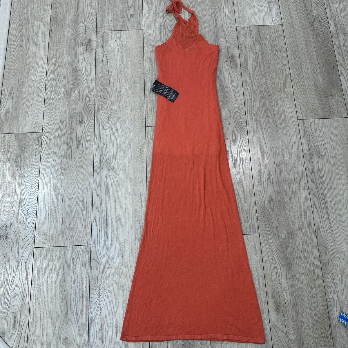 bebe orange maxi dress Printed Mesh Drape Back Maxi Dress bebe