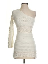 Nasty Gal Inc. Women Ivory Cocktail Dress S
