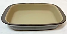 Pampered Chef #1212 1 Qt. 6x9 Stoneware Rectangular Baker Gray