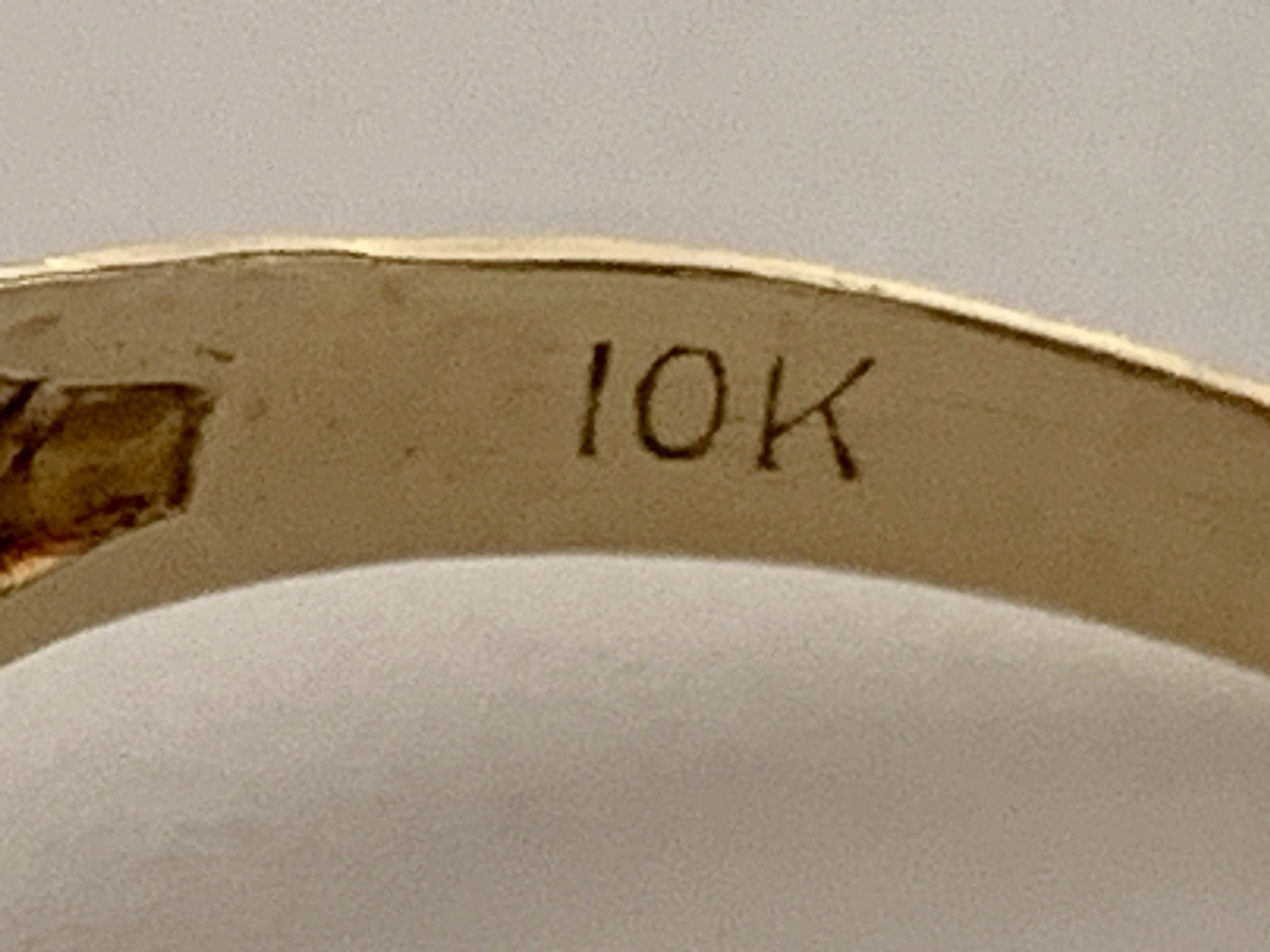 Men’s Diamond Ruby Ring lab-created, Solid 10k Ye… - image 10