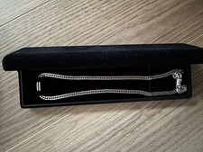 Curb chain necklace silver