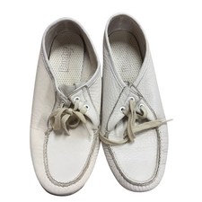 VTG Dexter Bowling Shoes 70s-80s White Leather, Size 8-1/2 M Men s Women s