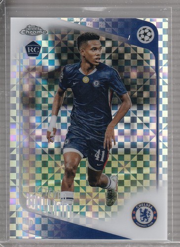 2025-26 Topps Chrome UEFA Club #66 Estêvão Willian X-Fractor Refractor