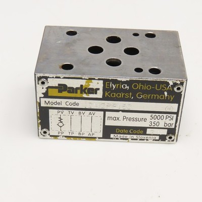 Parker CM2PPV50 Hydraulic Stack Check Valve 5000PSI