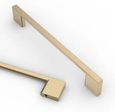 6 Pack 6.3 Inch(160Mm) Brushed Brass Kitchen Cabinet Handles, Cabinet Pulls Kitc