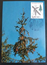 Carte Maximum Premier Jour Timbre Épicéa N° 2387 Oblitéré Orléans 1985