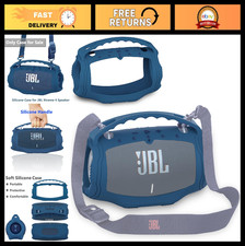 Silicone Protective Case for JBL Xtreme 4 Bluetooth Speaker - Blue Skin Holder