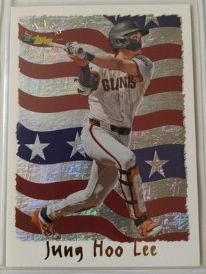 2025 Topps Archives Jung Hoo Lee Cyber Stats San Francisco Giants SSP 95C-2
