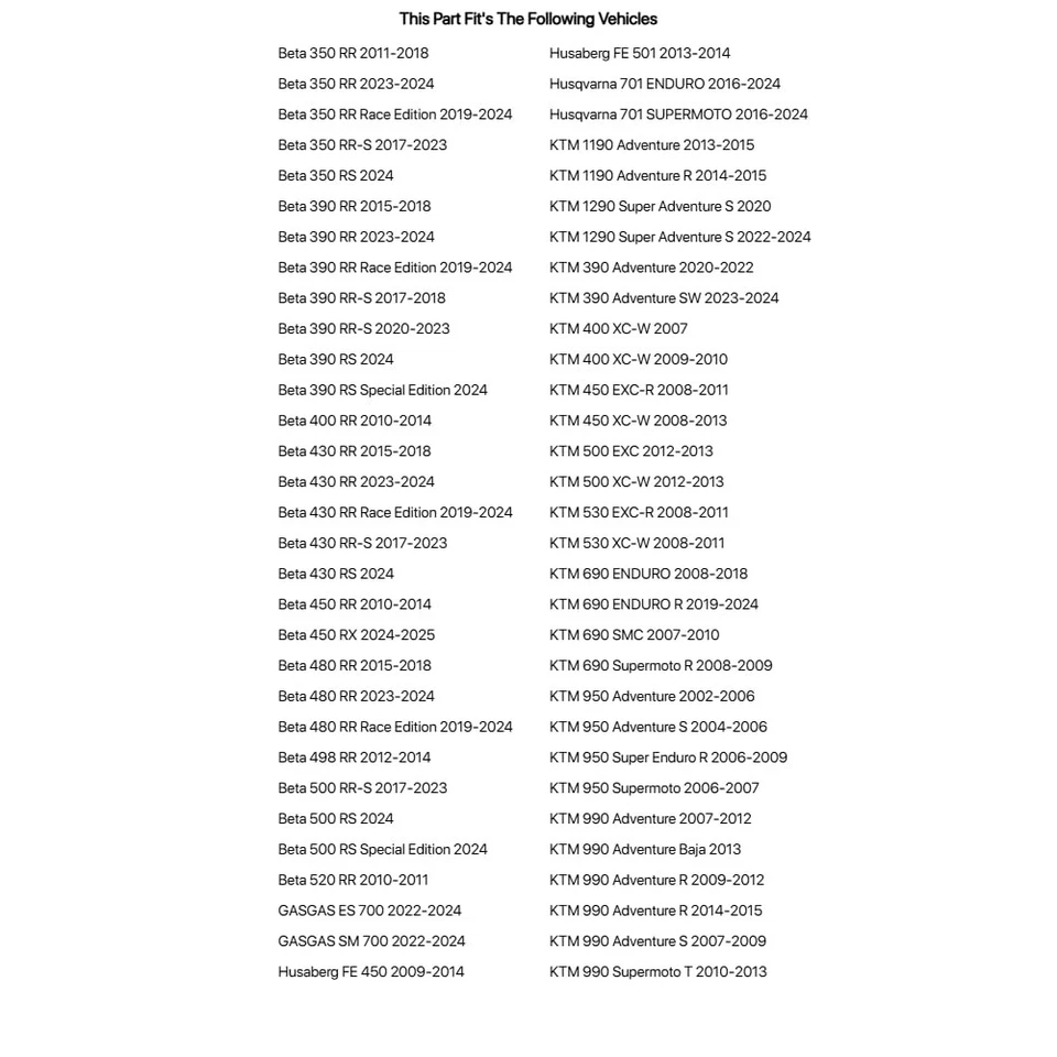 Kit de cuña de válvula Pro X para KTM 990 Adventure R 2009-2012,2014-2015 Foto 2 de 4