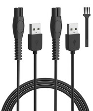 5V USB Charger Cable for Philips Norelco One Blade QP2724, QP2834, black