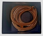 Vintage? Costume Jewelry, Rose Gold, Italian lookalike? Woven Chain & Bracelet