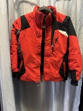 Kids Insulated Jacket Youth Size 10 Brand-Spyder With Removeable Zippered Hood