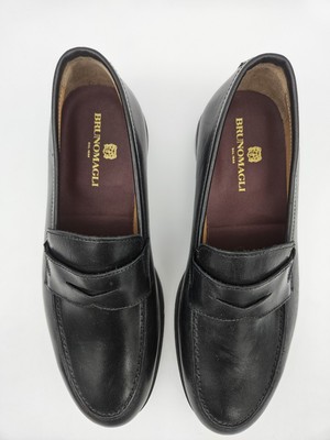 Bruno Magli Ettore Leather Loafer Mens Black 9 | eBay display picture 1