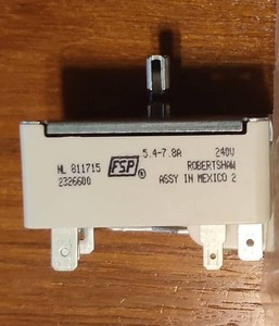 811715 Range Stove Burner Infinite Switch for Whirlpool 3148952
