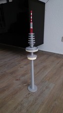 Deutschland Hamburg Heinrich Hertz Turm Fernsehturm 3D LED Beleuchtung