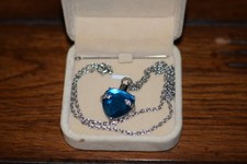 PREKIAR CREMATION URN HEART NECKLACE PENDANT FOR ASHES ALWAYS ON MY MIND . . .