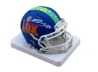 Saquon Barkley Signed/Auto Eagles Blue Super Bowl 59 Mini Helmet PSA/DNA