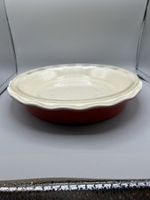 Cuisine & Company 10.25 Enameled ceramic Pie ...
