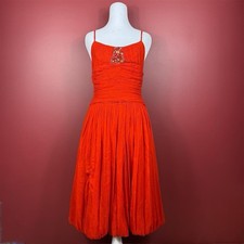 2000s vintage silk midi dress bcbg