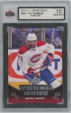 2010-11 Upper Deck Young Guns KSA 10 P.K. Subban Rookie #231 Montreal Canadiens