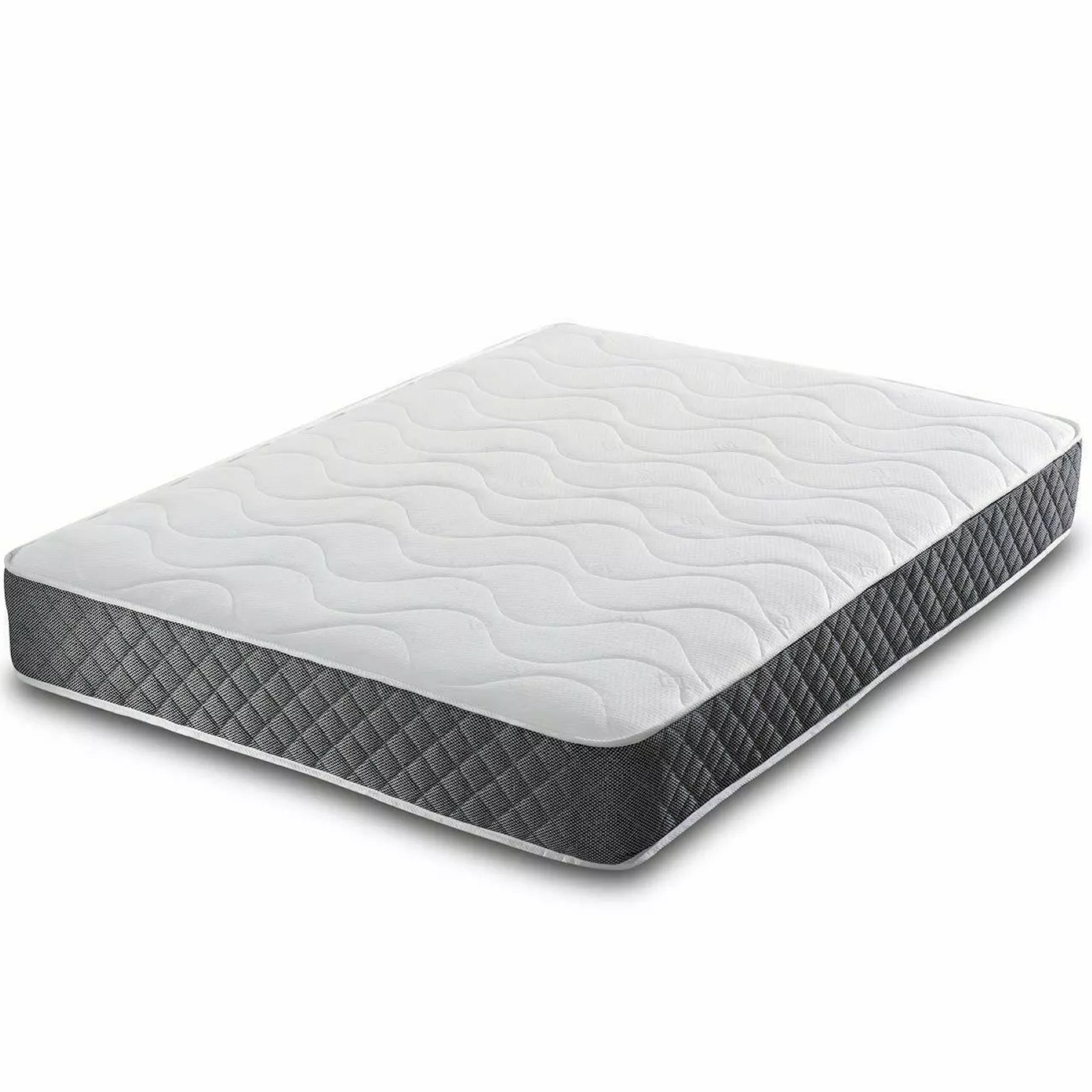 3FT Single Rolled Mattress - Spring & Memory, Medium Firm, Flat Pack