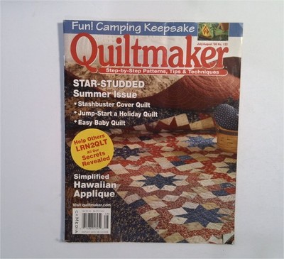 Quiltmaker Magazine July August 2008 Star-Studded Summer Issue Patterns
