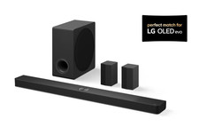 LG S90TR Soundbar with Subwoofer and Wireless Rear Speakers - 7.1.3 Dolby Atmos
