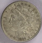 1889 $1 Morgan Silver Dollar-XF