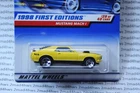VINTAGE 1998 Hot Wheels MUSCLE yellow '70 MUSTANG MACH 1 first editions #670
