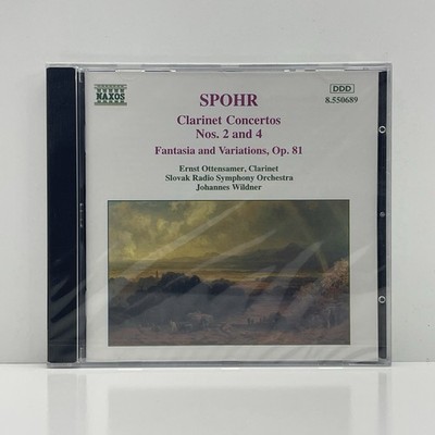 Louis Spohr - Clarinet Concertos Nos. 2 & 4 / Johannes Wildner (CD, 1994) NEW