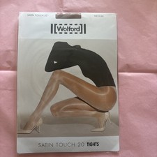 Image of Wolford Satin Touch 20 Tights - Caramel, Size Medium BNWT #2