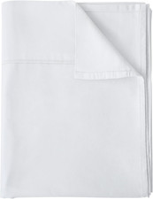 Flat Sheet Only Twin Size, 400 TC 100 Egyptian Cotton Flat Sheet - Wrinkle, Fad
