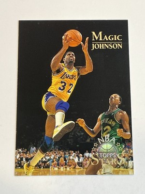 1996-97 Topps Stars Basketball #22 - Magic Johnson - Los Angeles Lakers