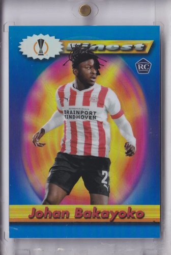 2023-24 Topps Finest EL Johan Bakayoko Finest Moment RC Rookie /99 PSV Eindhoven - Bild 1 von 2