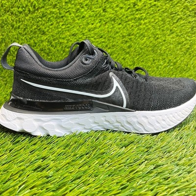 Nike React Infinity Run Flyknit 2 Womens Size 8.5 Black Running Shoes Sneakers