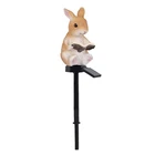 Solar Garden Lawn Light Resin Squirrel Ground Light  Outdoor Garden9127