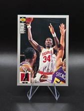 1994-95 Collector's Choice Silver Signature #34 Hakeem Olajuwon! Rockets