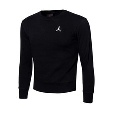 Jordan Boys Black Pullover Sweatshirt Jumpman Logo XL Crew Neck Cotton