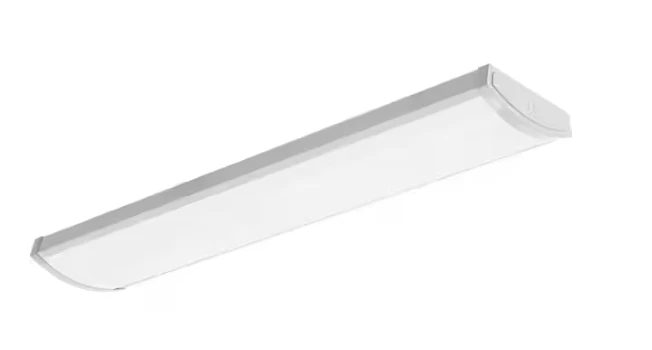 Lithonia Lighting FML4W 4ft LED Wraparound Light Dimmable 4000/5000/6000LM 4000K - Image 2 of 4